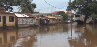 Saison des pluies : Le quartier Yimbaya- Faban inondé.