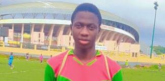 Football : ’’ Mon rêve, c’est d’aller jusqu’au bout du tunnel ’’ dixit Saliou Camara, joueur de Magic Académie