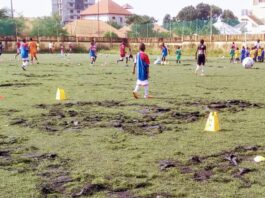 Infrastructures sportives: le terrain synthétique de Nongo dans un état déplorable