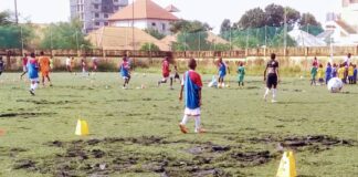 Infrastructures sportives: le terrain synthétique de Nongo dans un état déplorable